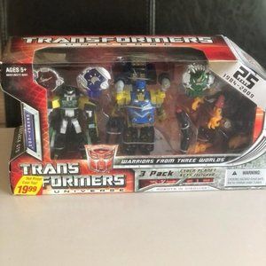 Transformers Warriors From Three Worlds 3 Pack
